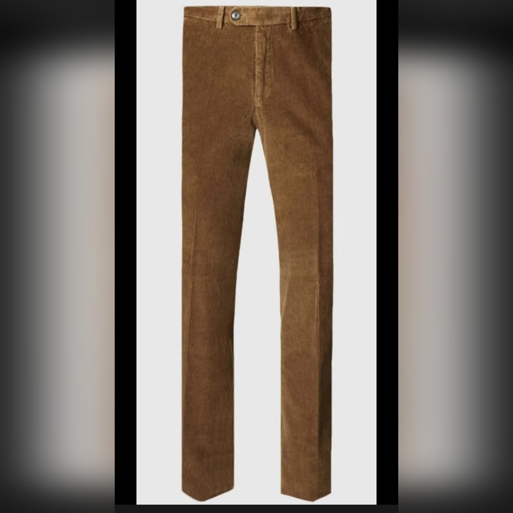 Paul Stuart FIRE! NWT! Cotton Corduroy Newton Pant #72032473-N250 in Tan. 34x38.